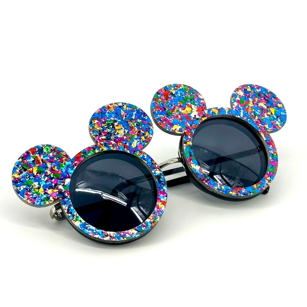 Disney Colorful Glitter Mickey Mouse Ears Sunglasses